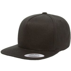 YUPOONG OS Uni-Sex SnapBack black hat NWT
